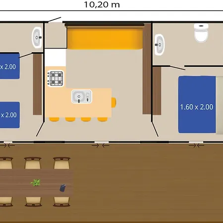 Easyatent Mobile Bijela Uvala פארק נופש 4*